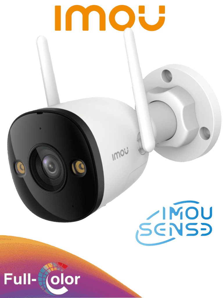 Cámara Ip Bullet Wifi De 3mp Con Imou Sense Full Color IPC-S3EN-3M0WE - SILYMX