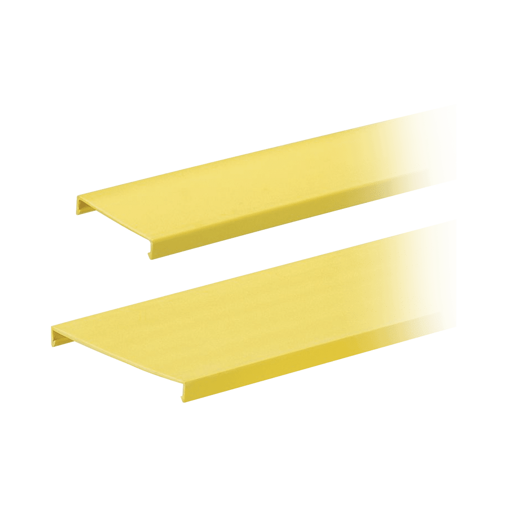 CanaletasPANDUITC4YL6Tapa para Canaleta Ranurada de 4 pulgadas de Ancho Color Amarillo C4YL6 - SILYMX
