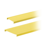 CanaletasPANDUITC4YL6Tapa para Canaleta Ranurada de 4 pulgadas de Ancho Color Amarillo C4YL6 - SILYMX