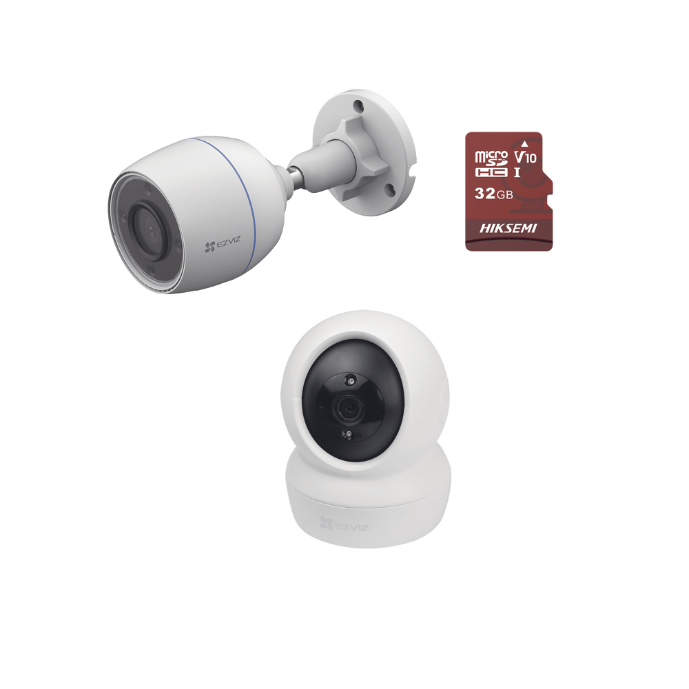 Kit De Cámaras Wifi C6n Para Uso En Interior 1 Pza Micro Sd C6N-CSH3C/KM1 - SILYMX