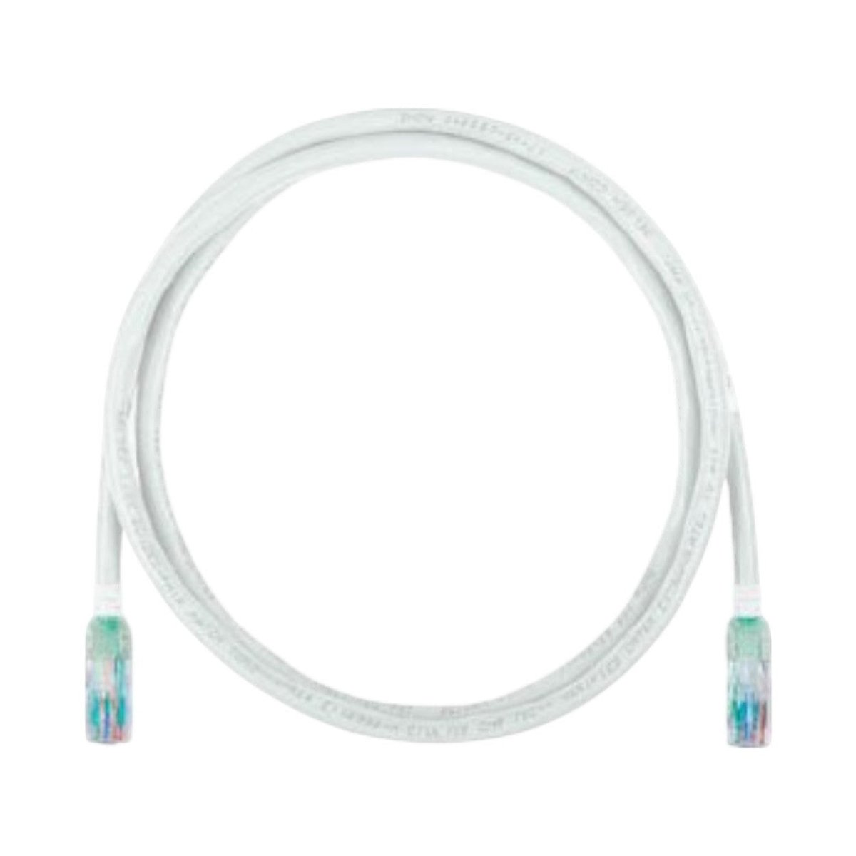Patch Cord Cat 6ABELDENCA21109001Patchcord UTP Cat6A 0.3m (1ft) RJ - 45 100% Cobre Blanco Belden CA21109001 - SILYMX