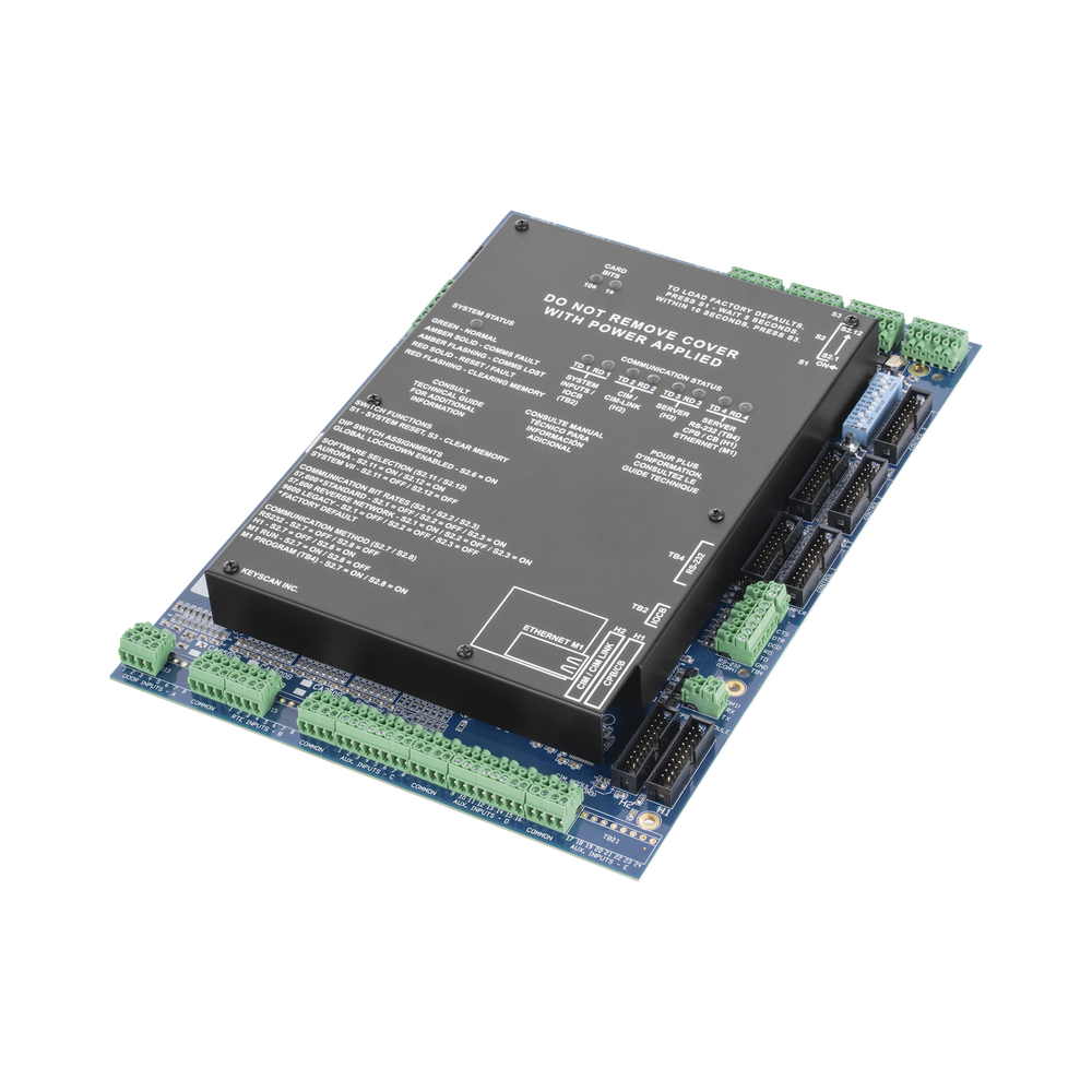 Controlador de Acceso con Gabinete 4 Lectoras Doble Procesador +50 Formatos de Tarjetas Compatibles 45,000 Tarjetas CA4500