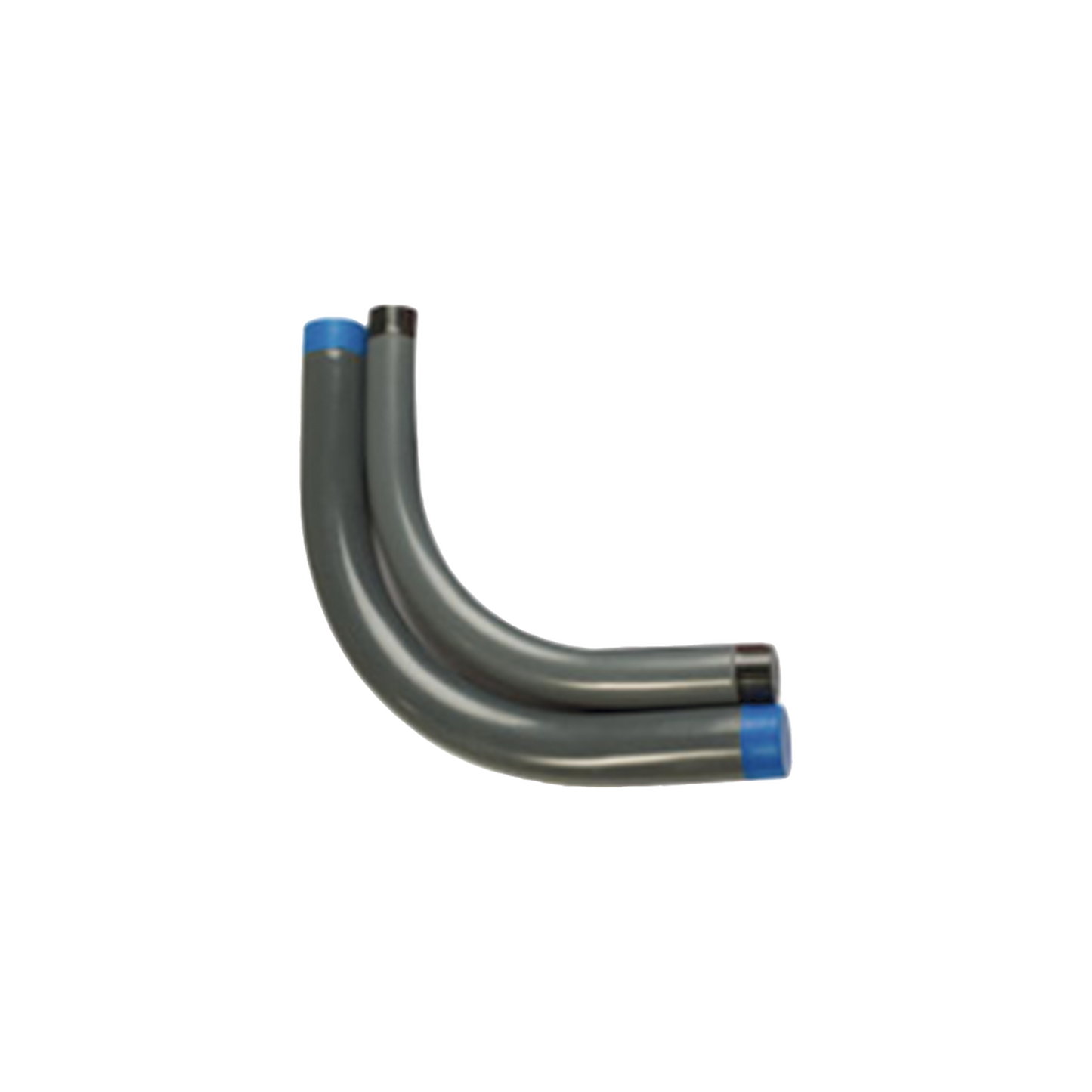 Codo Conduit Rígido de Aluminio de 2" (50.8 mm) con Recubrimiento de PVC RAWELT CAL-50-PC - SILYMX