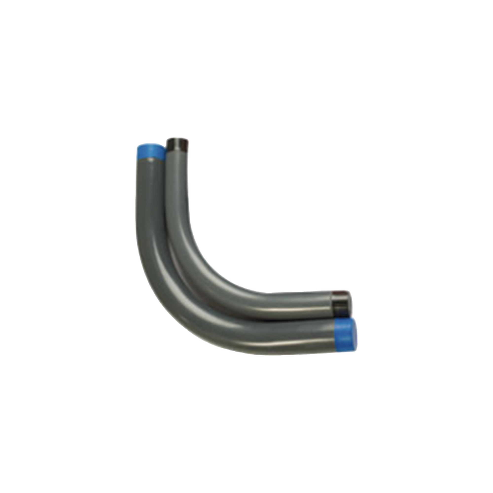 Codo Conduit Rígido de Aluminio de 2" (50.8 mm) con Recubrimiento de PVC RAWELT CAL-50-PC - SILYMX