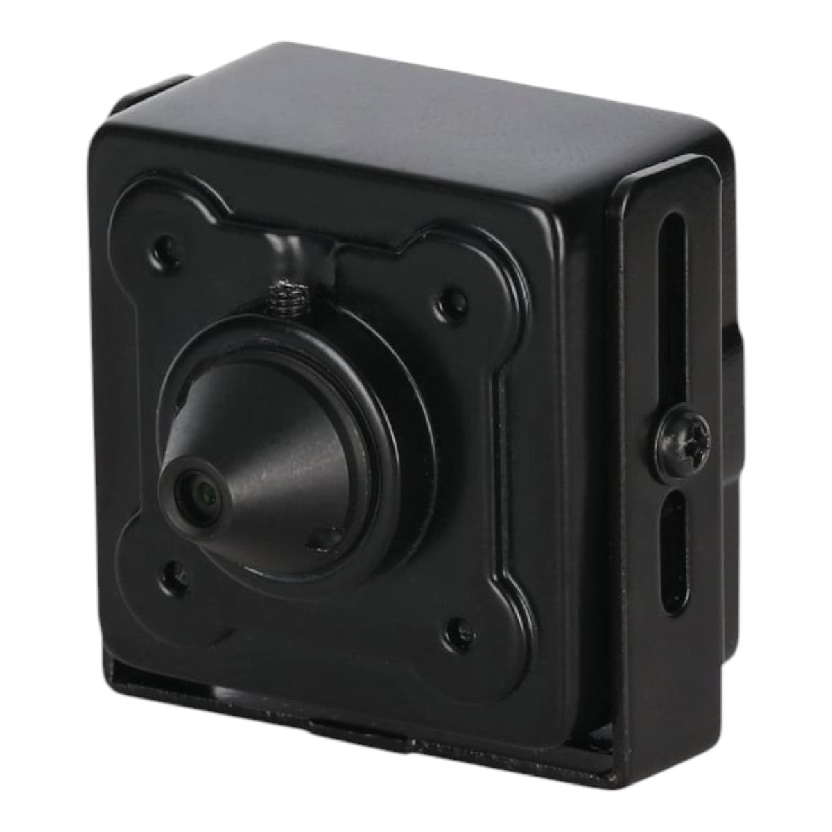 Cámara HDCVI Pinhole 1080p/2 Megapíxeles Lente de 2.8 MM 103 Grados de Apertura 1 Entrada de Audio WDR BLC HLC Starlight DH-HAC-HUM3201BN-0280P-S2 - SILYMX