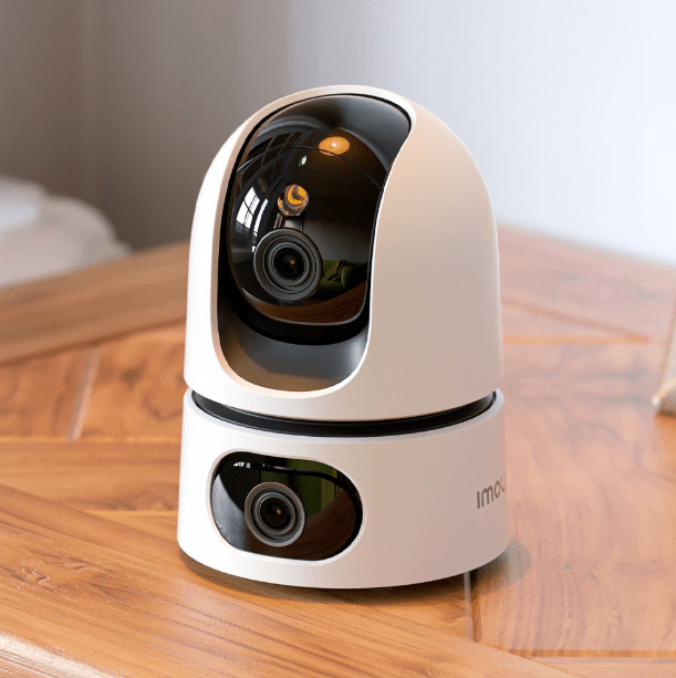 Cámara IP WiFi Dual de 6MP tiene un lente fijo y un lente PT de 3MP con micrófono y altavoz seguimiento mascotas y humanos IPC-S2XN-6M0WED - SILYMX