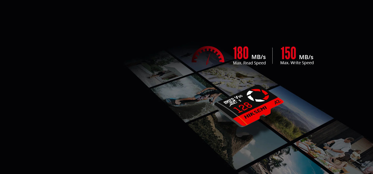 Memoria Microsd Clase 10 De 128 Gb 180 Mb/s Lectura HS-TF-E3/128G - SILYMX