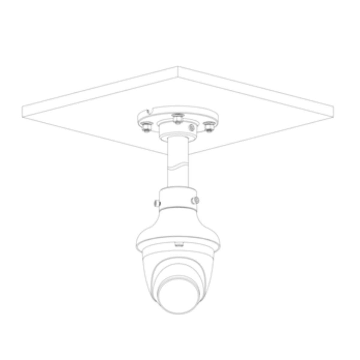 Camara Domo 4k  8 Megapixeles con Microfono Integrado  Lente de 2.8mm  106 Grados de Apertura  IR de 40 Metros  Super Adapt  Instalación Rápida  WDR Real de 120 dB  IP67  Soporta: CVI CVBS AHD TVI  DH-HAC-HDW1801TQN-A - SILYMX