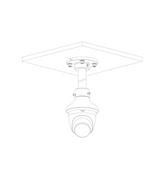Camaras Analogicas DomoDAHUADH-HAC-HDW1801TQN-ACámara Domo 4K 8MP Lente 2.8mm WDR Real 120 DB IP67 Soporta CVI CVBS AHD TVI Dahua DH - HAC - HDW1801TQN - A - SILYMX
