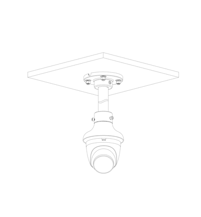 Camaras Analogicas DomoDAHUADH-HAC-HDW1801TQN-ACámara Domo 4K 8MP Lente 2.8mm WDR Real 120 DB IP67 Soporta CVI CVBS AHD TVI Dahua DH - HAC - HDW1801TQN - A - SILYMX