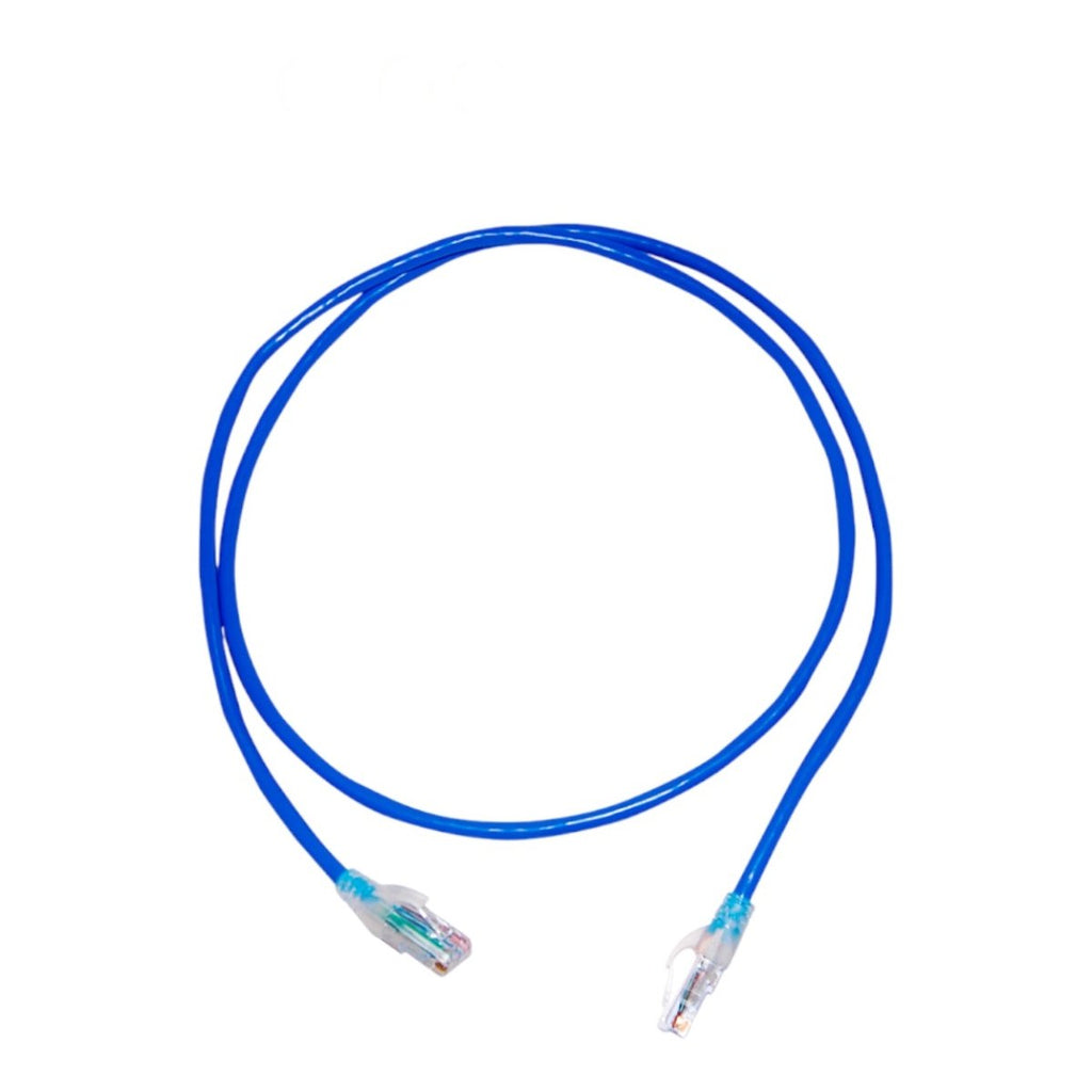 PatchCord Belden Cat6+ RJ45 Macho 4 Ft 1.2 Metros Azul C601106004 - SILYMX