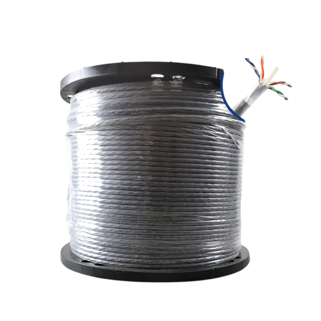 Bobina de Cable UTP Cat6a Belden CMR Riser Gris 500MHz 305 Metros 10GXW12 0081000 - SILYMX