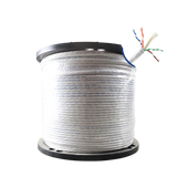 Bobina de Cable UTP Cat6a Belden CMR Riser Blanco 305 Metros 10GXW12 0091000 - SILYMX