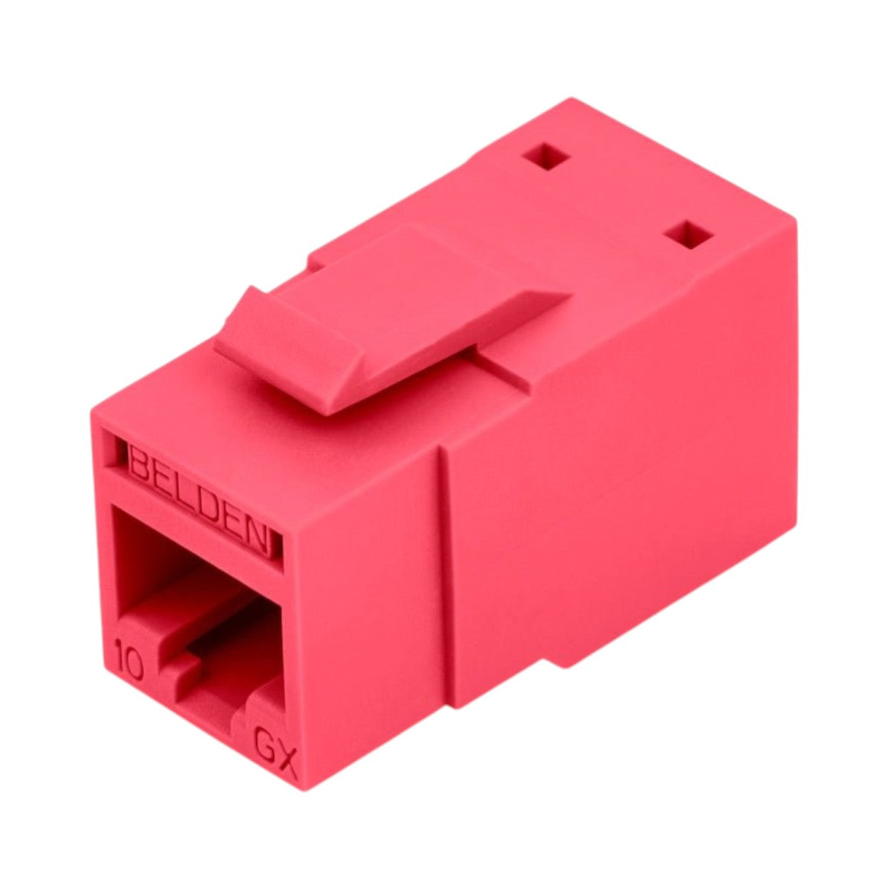 Belden Jack de Red Cat6a RJ-45 Rojo RVAMJKURD-S1 - SILYMX