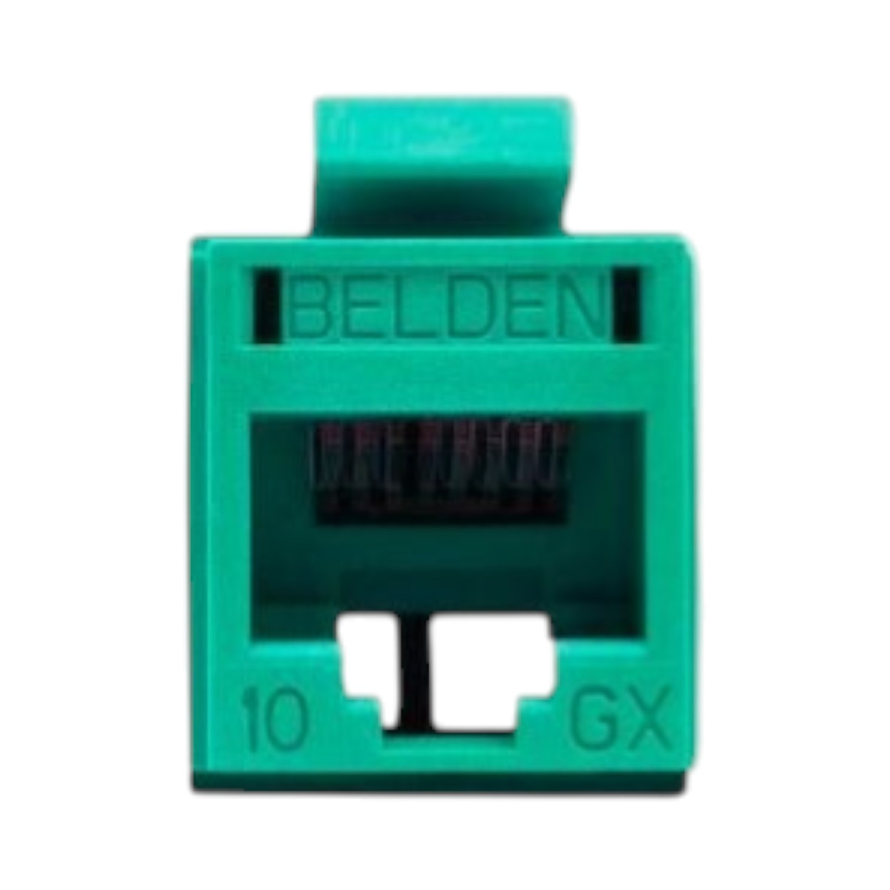 Belden Jack de Red Cat6a UTP RJ-45 Verde RVAMJKUGN-S1 - SILYMX