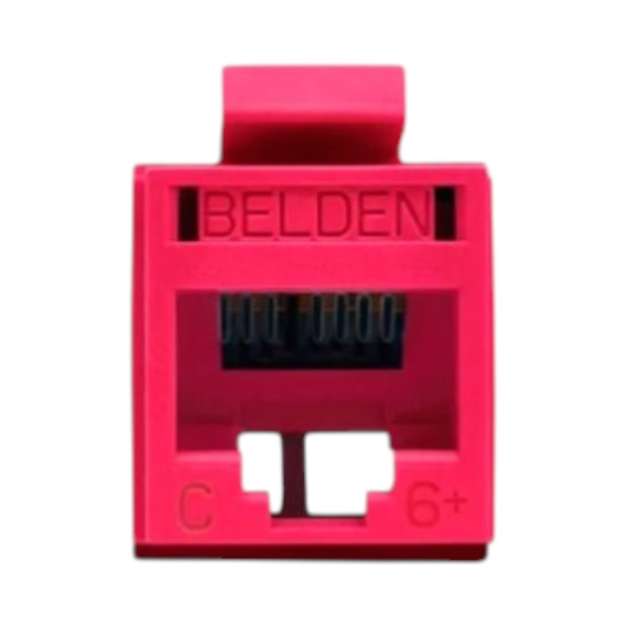 Belden Jack de Red Cat6+ UTP RJ-45 Rojo RV6MJKURD-S1 - SILYMX