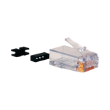 Plug RJ45 UTP Cat6 / Cat6A Belden CAPFCU-B25 Transparente (Paquete 25 Piezas) - SILYMX