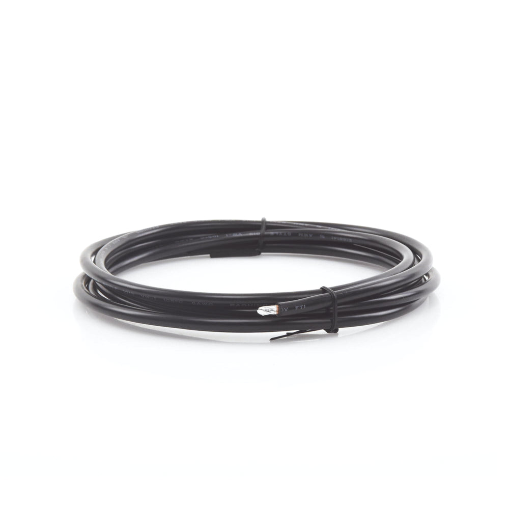 Cable para Controlador 3.0 m Negro Calibre 8 AWG con Terminal de Ojo en un Extremo CBL-8AWG-3BLK - SILYMX