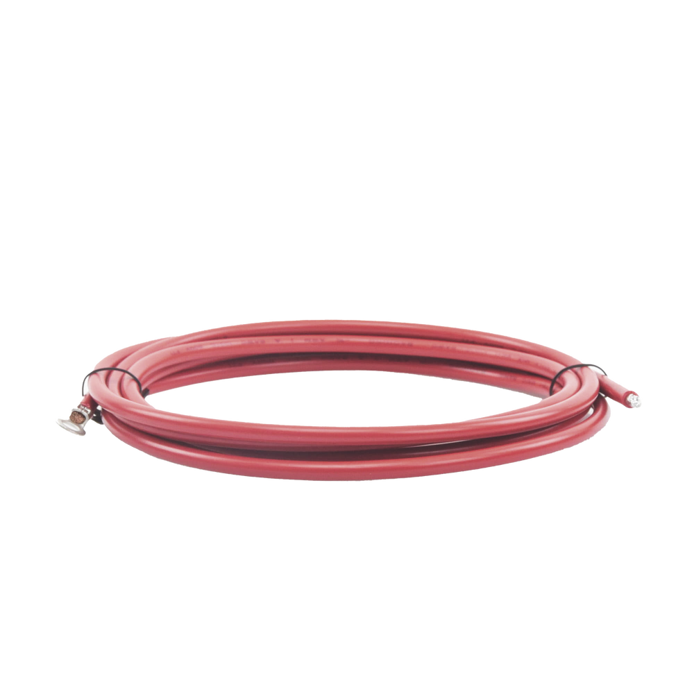 Cable para Controlador 3.0 m Rojo Calibre 8 AWG con Terminal de Ojo en un Extremo CBL-8AWG-3R - SILYMX