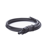 Cable Fotovoltaico 10 AWG Negro 1.5m con Terminal MC4-H | EPCOM POWERLINE CBL-MC4-1.5BLK - SILYMX