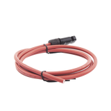 Cable Fotovoltaico 10 AWG Rojo 1.5m con Terminal MC4-M | EPCOM POWERLINE CBL-MC4-1.5R - SILYMX