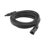 Cable Fotovoltaico 2.5 m Negro Calibre 10 AWG con Terminales MC4 en Ambos Extremos EPCOM POWERLINE CBLMC42P5MBLKV2 - SILYMX