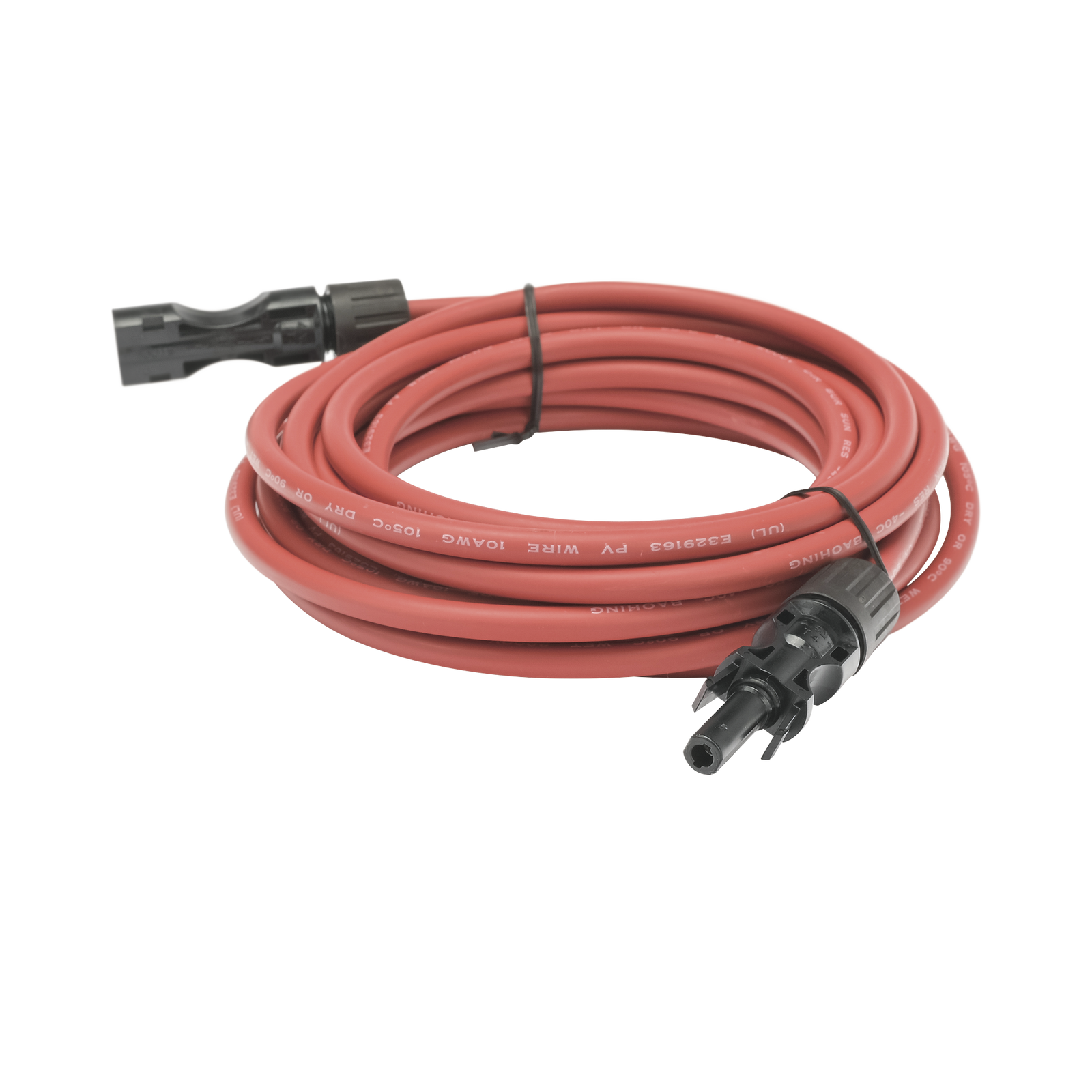 Cable Fotovoltaico 2.5 m Rojo Calibre 10 AWG con Terminal MC4-M en Ambos Extremos EPCOM POWERLINE CBLMC42P5MREDV2 - SILYMX