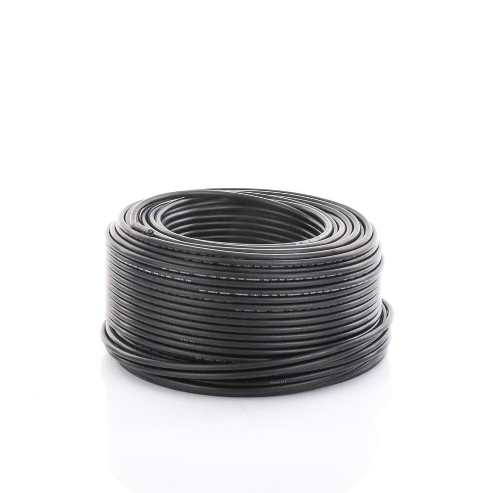 Cable Fotovoltaico Negro 6mm² (10AWG)  Material COBRE 2000V Rollo de 100m - SILYMX