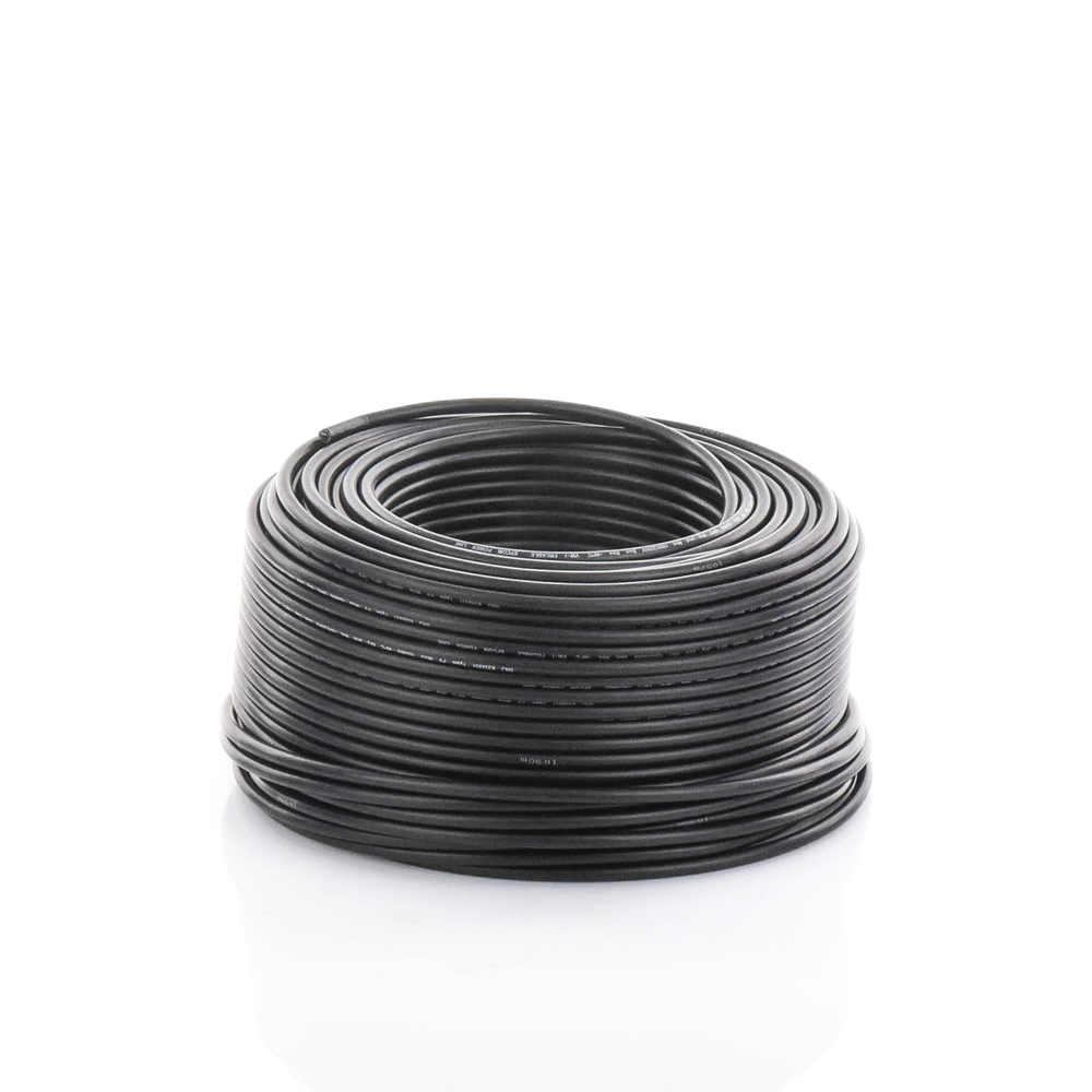 Cable Fotovoltaico Negro 6mm² (10AWG)  Material COBRE 2000V Rollo de 100m - SILYMX