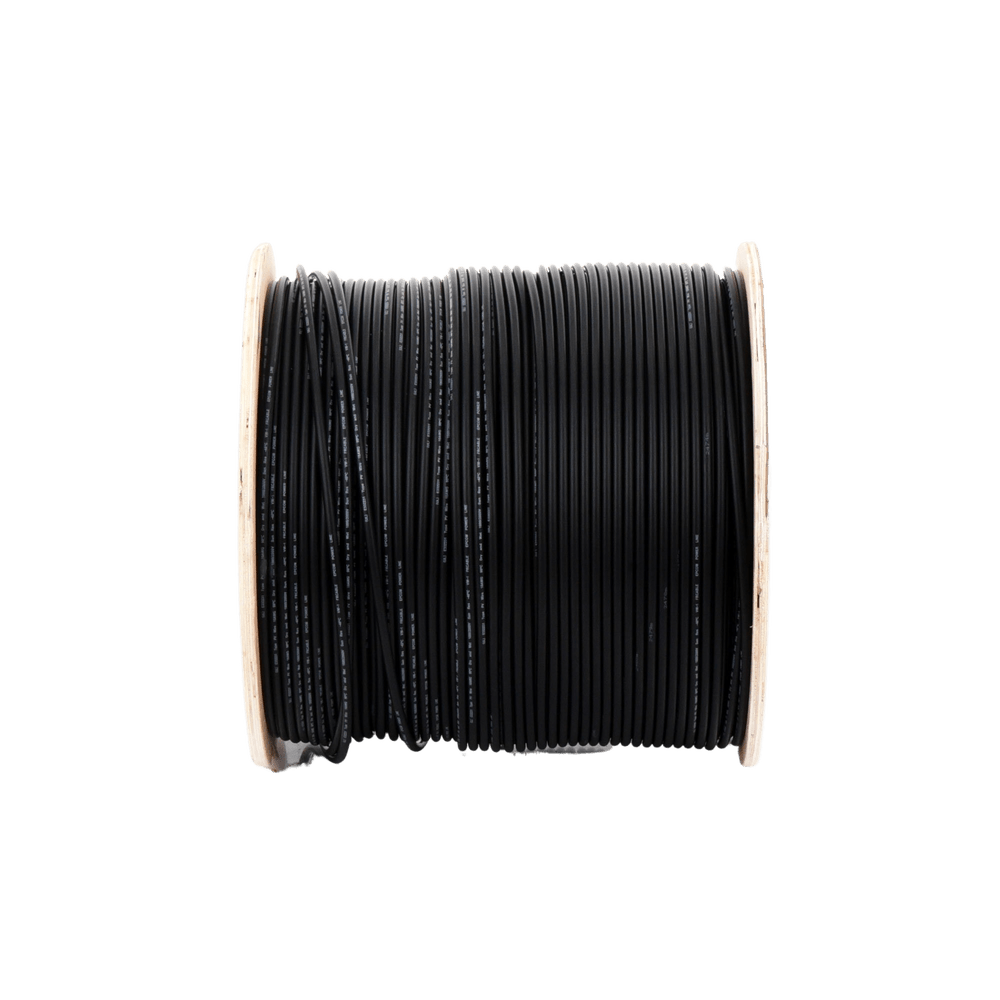 Carrete de Cable Fotovoltaico 6mm² 10AWG Negro 500 MetrosCOBRE 2000 Vcc CBL-PV-10B/500 - SILYMX