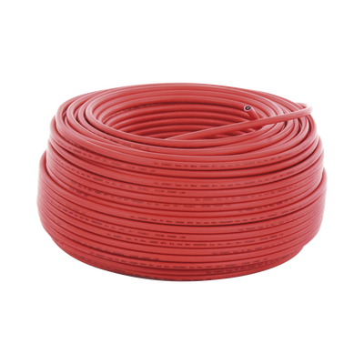 Cable Fotovoltaico Solar 10 AWG 2000V 100m 328 Pies Rojo Cobre XLPE UL 4703 - EPCOM POWERLINE CBL-PV-10R/100 - SILYMX