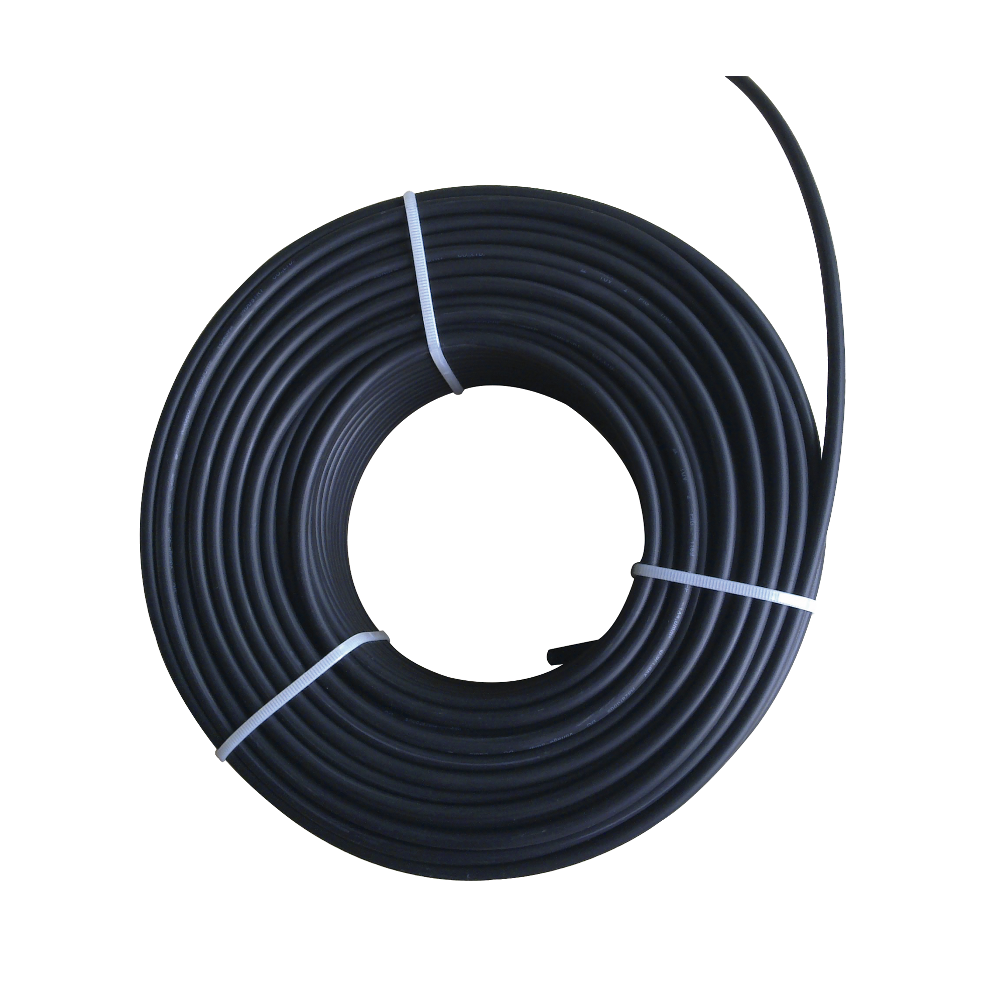 Cable Fotovoltaico Negro 10 mm² ( 8 AWG) Material COBRE  2000V Rollo de 50 metros EPCOM POWERLINE CBL-PV-8B/50 - SILYMX
