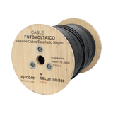 Cable Fotovoltaico 500m 6mm² 10 AWG 2000V Cobre Estañado UL TUV Epcom Powerline CBL-UT-10B/500