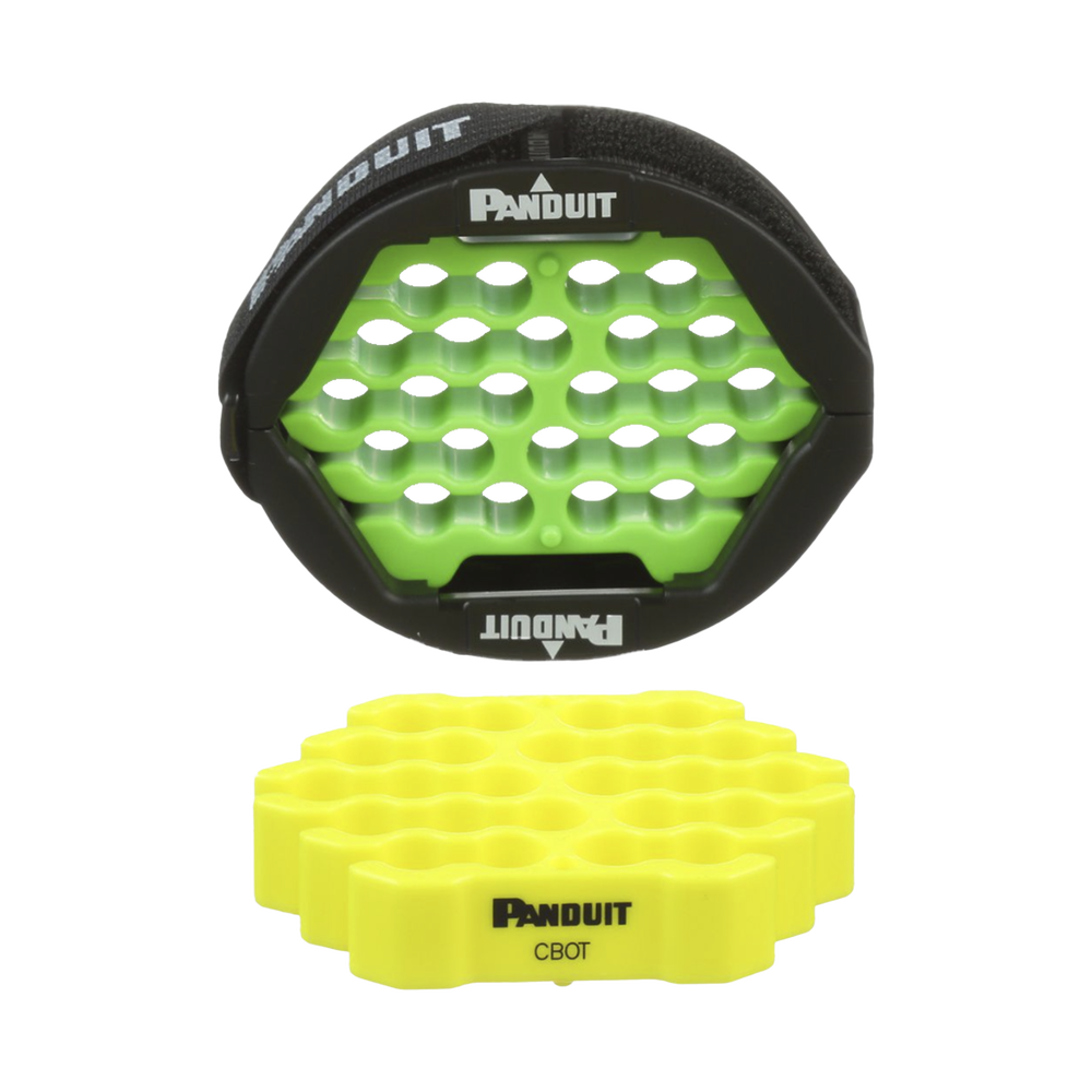 Herramienta Para Peinado y Organización de Cables, Incluye Organizador Verde para Diámetros de Cables de 4.6 a 6.3 mm y Amarillo Para 5.9 a 7.9 mm CBOT24K - SILYMX