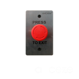 Botón De Paro O Emergencia Color Rojo Botón Push Con Enclave Forma Hongo Para Uso Rudo. Cuenta Con Los Estados N.o. Y N.c. Medidas 115 X 70 X 40 Mm AX-L60