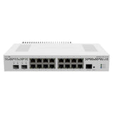 Router Mikrotik Fast Ethernet Alámbrico 16 Puertos Rj-45 CCR2004-16G-2S+PC - SILYMX