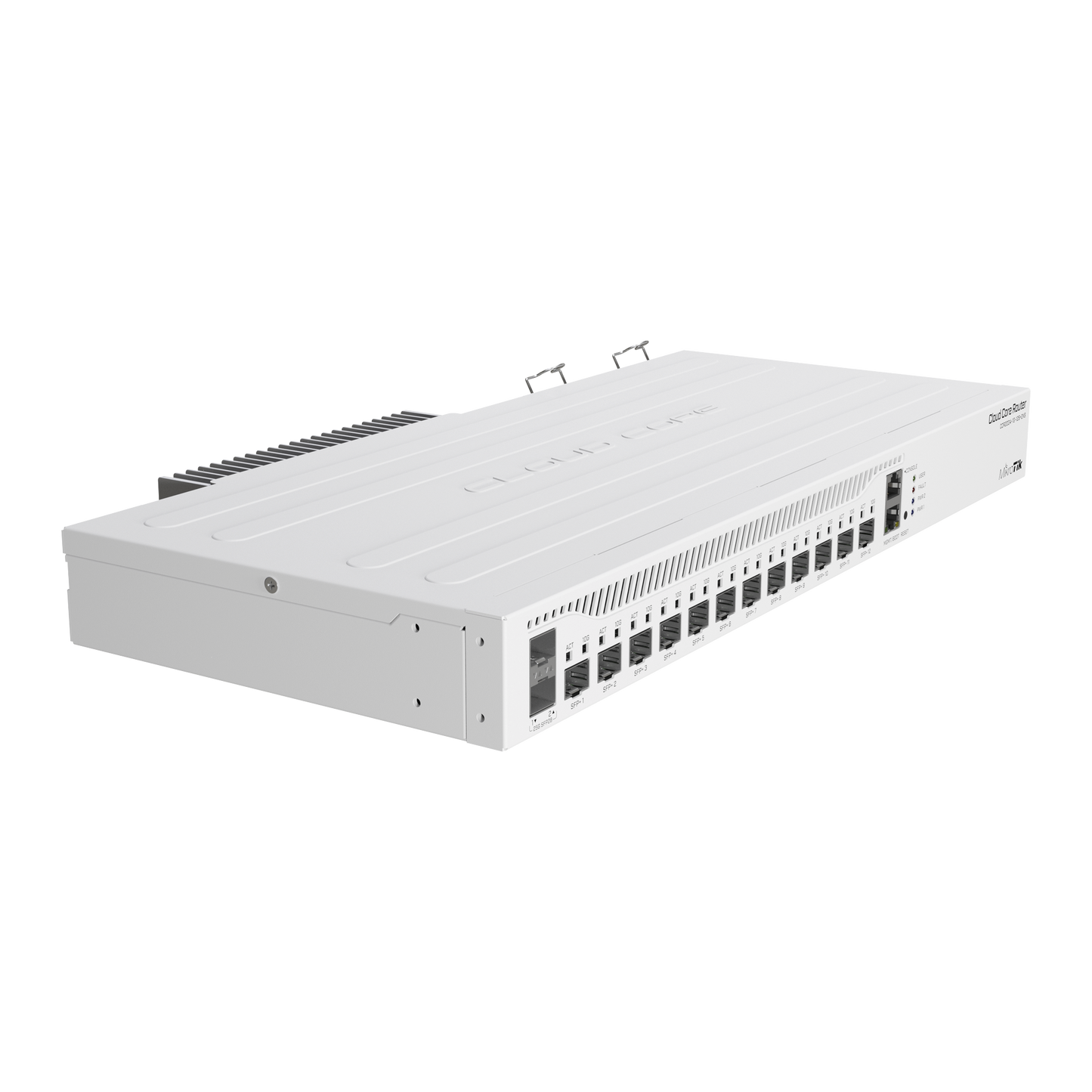 Cloud Core Router MikroTik CCR2004-1G-12S+2XS · 12 Puertos 10G SFP+ · 2 Puertos 25G SFP28 · Fuente Redundante - SILYMX
