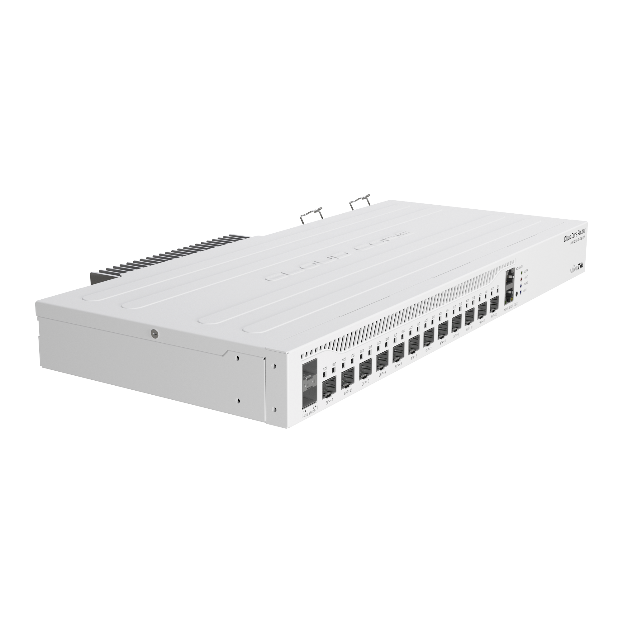 Cloud Core Router MikroTik CCR2004-1G-12S+2XS · 12 Puertos 10G SFP+ · 2 Puertos 25G SFP28 · Fuente Redundante - SILYMX