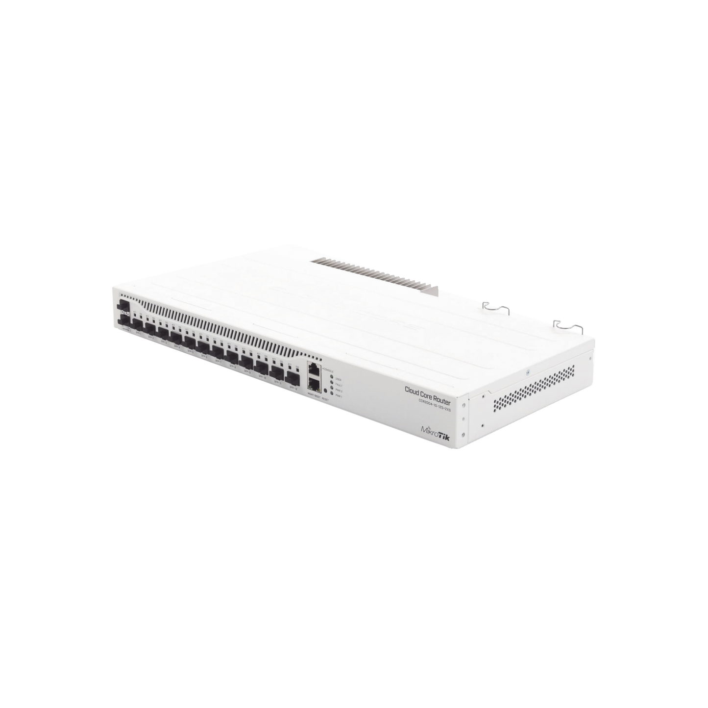 Cloud Core Router MikroTik CCR2004-1G-12S+2XS · 12 Puertos 10G SFP+ · 2 Puertos 25G SFP28 · Fuente Redundante - SILYMX