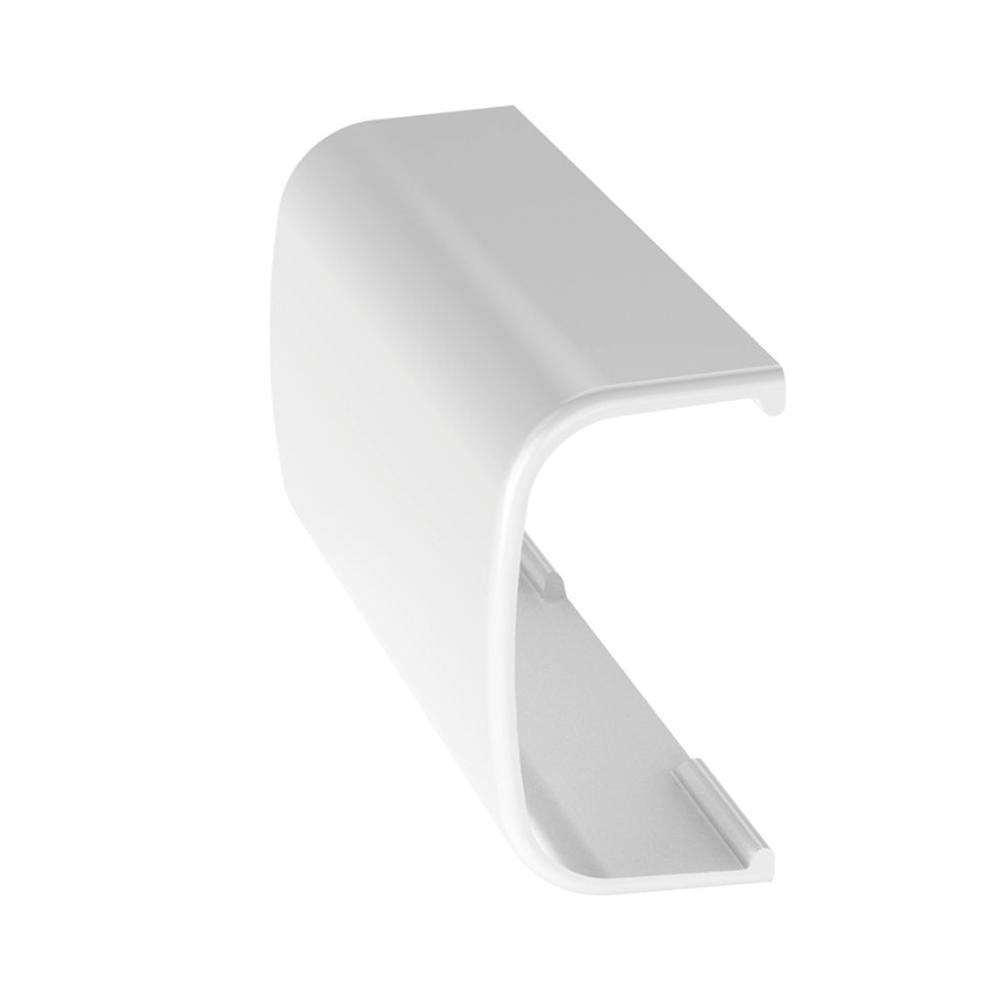 Unión recta para uso con canaleta LD5 material ABS Color Blanco CF5WH-E - SILYMX