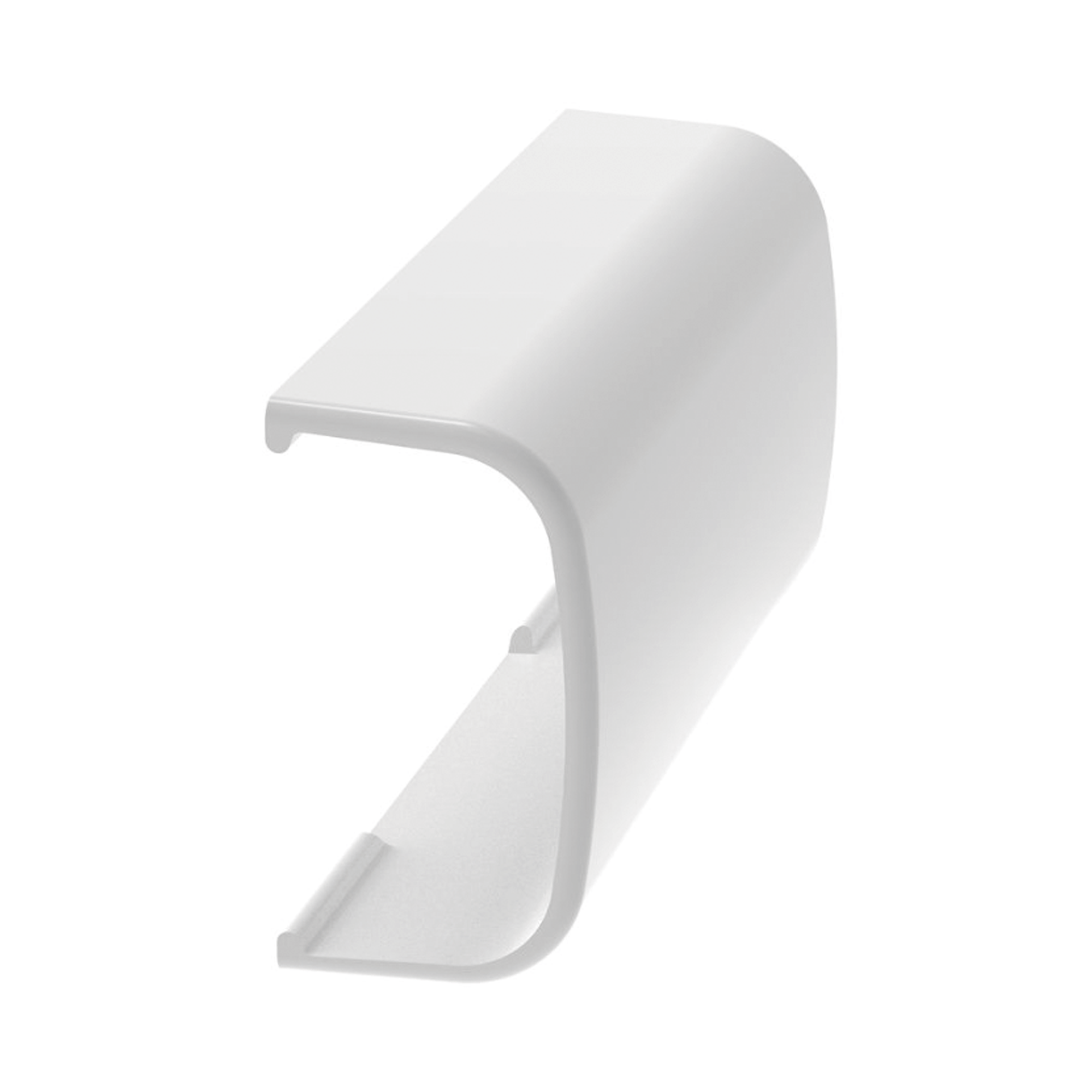 Unión recta para uso con canaleta LD5 material ABS Color Blanco CF5WH-E - SILYMX