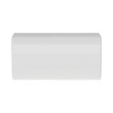 Unión recta para uso con canaleta LD5 material ABS Color Blanco CF5WH-E - SILYMX