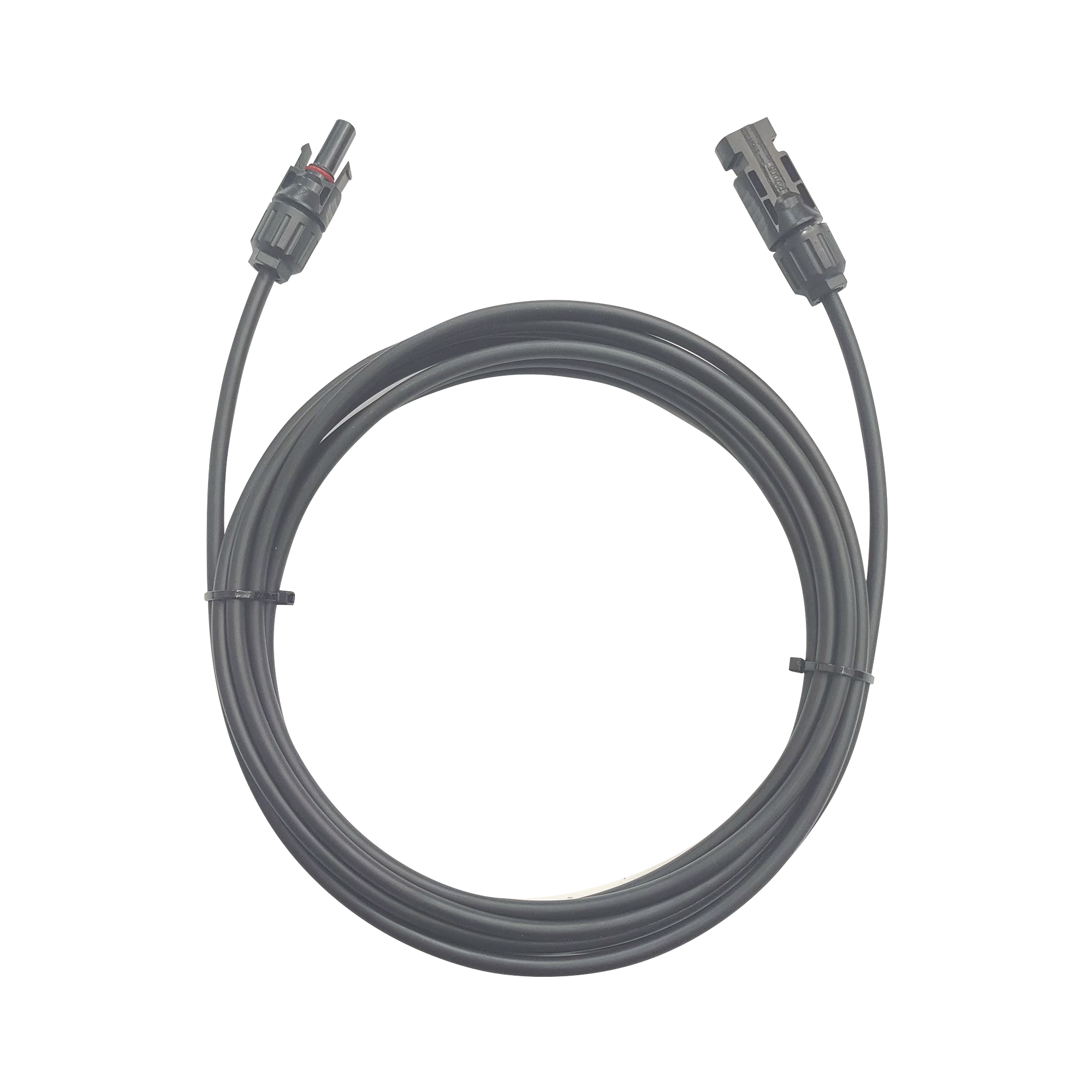 Cable Fotovoltaico 1 metro Color Negro Calibre 10 AWG Terminal MC4-Macho y Hembra en  ambos extremos EPCOM POWERLINE CFMC41MBLK - SILYMX