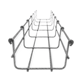 Charola Bimetálica Tipo Malla 54/100 mm, Ideal Para Utilizarse al Exterior o Zonas Húmedas, Hasta 86 Cables Cat6, Tramo de 3 Metros - SILYMX