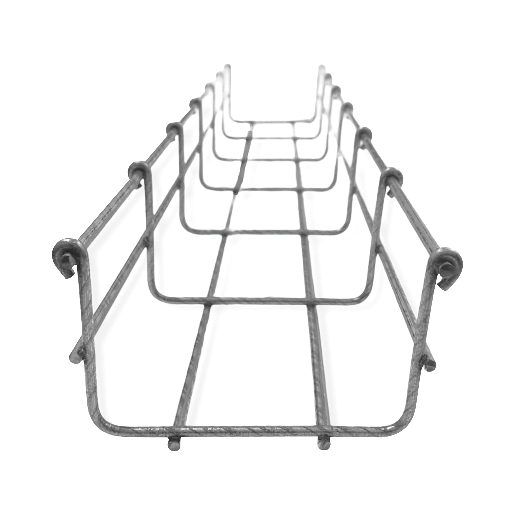 Charola Bimetálica Tipo Malla 54/100 mm, Ideal Para Utilizarse al Exterior o Zonas Húmedas, Hasta 86 Cables Cat6, Tramo de 3 Metros - SILYMX