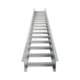 Escalera de Aluminio Portacables Perfil Z Peralte 3 1/4" Paso 9" Ancho 6" 3.66 metros Capacidad Máx. 137 Cables Incluye Cople Union Tornillería - SILYMX