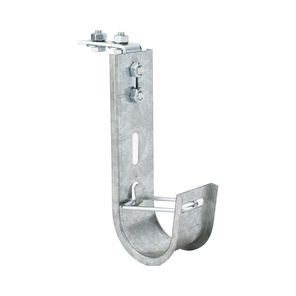 Soporte Gancho tipo J-Hook hasta 28 cables Cat6 ideal para soportar cableado en los espacios de manipulación al aire Para instalación en interior CH-J51-EZ - SILYMX