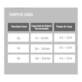Cargador de Baterías Inteligente 12 o 24 Vcc 25 A Display LCD CHR-80 - SILYMX