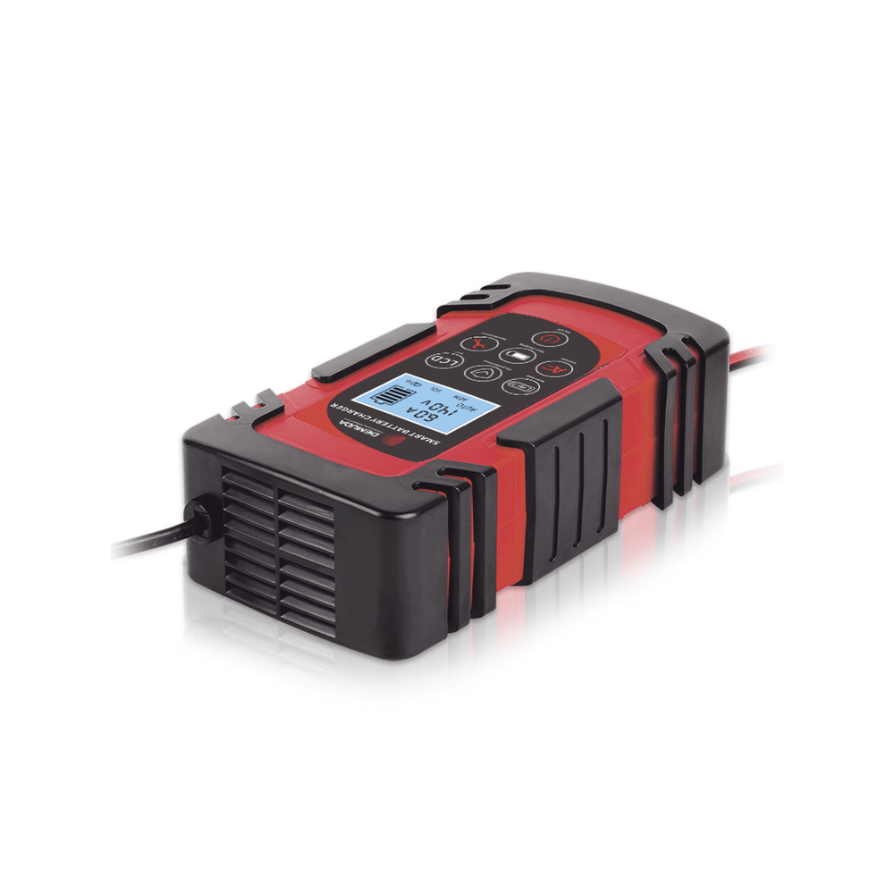 Cargador de Baterías Inteligente 12 o 24 Vcc 2,4 o 6 A Display LCD CHR-80 - SILYMX