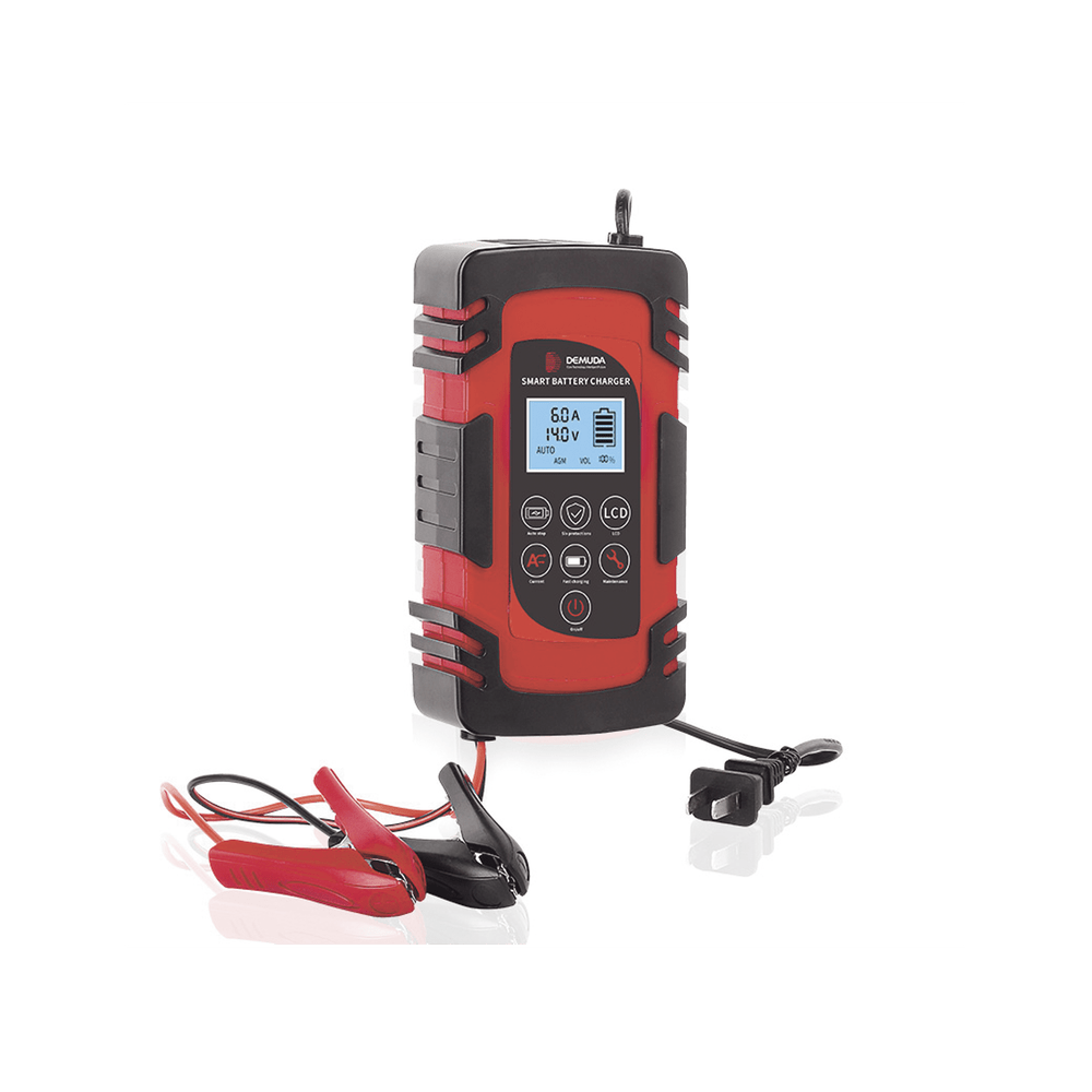 Cargador de Baterías Inteligente 12 o 24 Vcc 2,4 o 6 A Display LCD CHR-80 - SILYMX